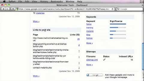 SEO Video Tutorial - Webmaster Tools #25 - YouTube.FLV
