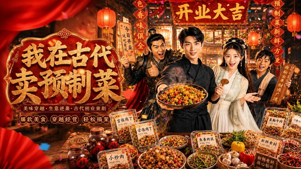 【高清全集】《我在古代卖预制菜》 #逆袭 #爱情 #甜宠 #反转 #热门短剧 #drama #爽剧 #電影 #精彩影视 #AI短剧