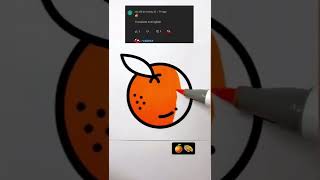 تلوين برتقاله 🍊🎨 | Orange coloring 🍊🎨