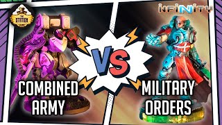 Мультшоу Military Orders vs Combined Army Battlereport Infinity Wargame