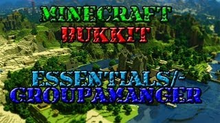 Minecraft-Bukkit ~ Essentials/-Groupmanager Tutorial - 1.6.4 - 1.7.5 [mit Vorlage]  - German