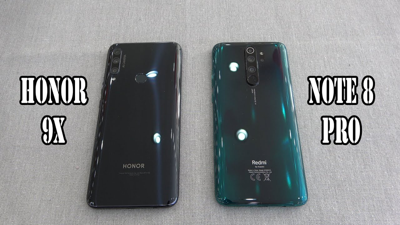 Redmi Note 8 Vs Honor 9x