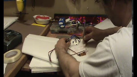 mini swift rc wing build video 4