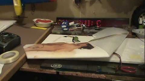 mini swift rc wing build video 4