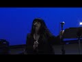 Lydia Lunch performing Murderous...Again at the Mitchell park community center in Palo Alto 7/15/23