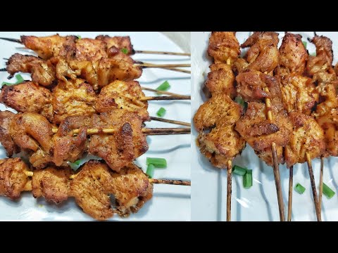 Tasty Healthy Home Made Honey Chicken Kebabs / Skewer Recipe