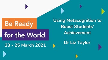 Using metacognition to boost students