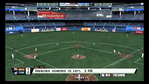 MLB '12 The Show: Miami Marlins at Toronto Blue Jays Highlights