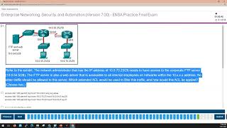 CCNA3- ENSA FINAL EXAM | Enterprise Networking, Security, & Automation - ENSA Final Exam