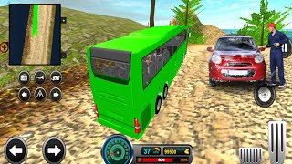 Uphill Offroad Bus Driving Simulator - Crazy  Passengers Transport Game Android Gameplay #1775 screenshot 1