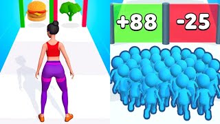 Twerk Race 3d VS Count Master Satisfying ASMR Gameplay (Android,ios) (New Update) screenshot 5