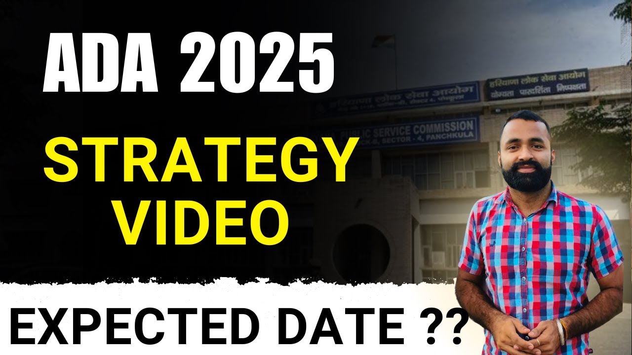 WRIT UPDATE | Strategy TO CLEAR PRELIMS  | HARYANA ADA 2025 || VIDHYA RATH