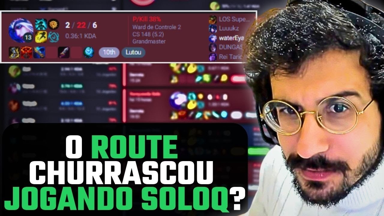 REVOLTA REAGE - O ROUTE TROLOU NA SOLOQUEUE?