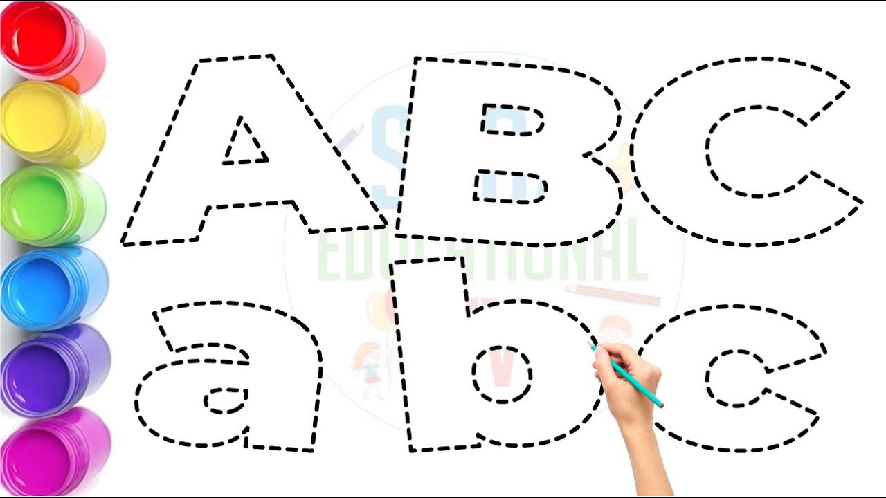 Learn ABC - Kids Tracing & Coloring Fun - YouTube