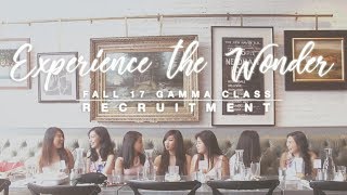 USF KAPPAS | Experience the Wonder: Fall 17 Gamma Class Recruitment