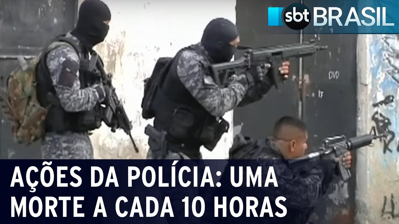 Ações da polícia provocam uma morte a cada 10 horas no Brasil | SBT Brasil (18/08/22)