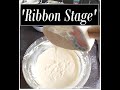 HOW TO DO THE 'RIBBON STAGE' OR 'TRAIL TEST'  IN BAKING - Why & How To Tell If Whisked Enough