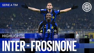 DIMARCO'S WORLD-CLASS GOAL ☄️ | INTER 2-0 FROSINONE | HIGHLIGHTS | SERIE A 23/24 ⚫🔵🇬🇧