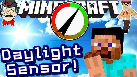 Minecraft DAYLIGHT SENSOR! New in 13w01a Snapshot!