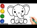 How To Draw Elephant Elephant Drawing Draw Smart 