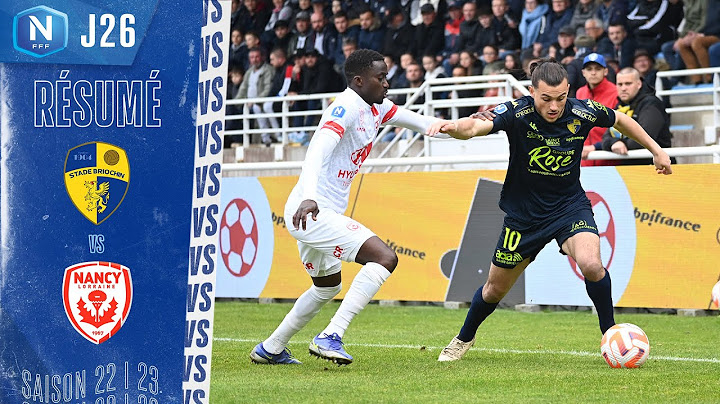 J26 | Stade Briochin - AS Nancy-Lorraine (0-0), le résumé | National FFF (2022-2023)