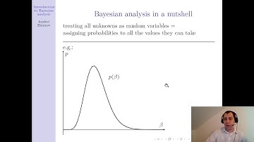 Bayesian analysis in a nutshell
