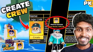 how to create blox fruit crew with Logo Tamil | Make a crew logo in Blox fruits Tamil | Roblox Tamil
