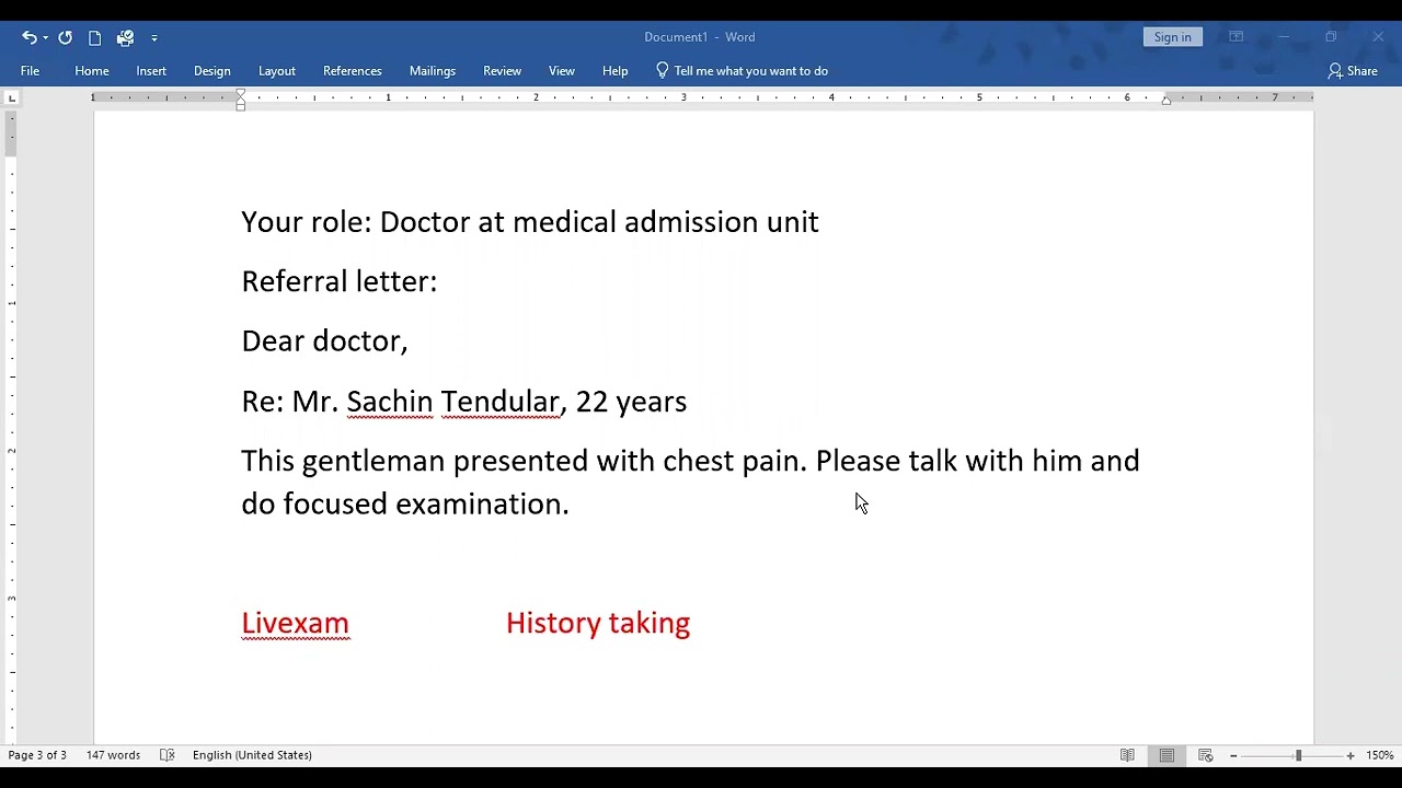 mrcp history taking chest pain
