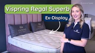 Ex-Display Vispring Regal Superb Super King | Soft & Medium Split Tension at Land Of Beds screenshot 5