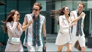 Matthieu DE PALLARES - NGOC CHAU | THE BEST STREET STYLE | VIETNAM INTERNATIONAL FASHION WEEK SS18