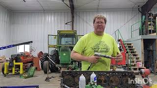 John Deere, removing Injectors stuck in head,