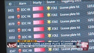 Hillsborough deputies now using license plate scanners
