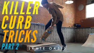 20 MORE AWESOME & EASY Skateboarding Tricks On a Curb!