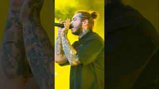 Реппер Post Malone играет в Металкор группе #postmalone #askingalexandria #metalcore