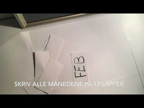 Video: Hvordan Lage En Kalender