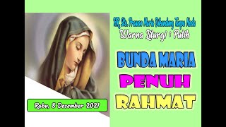 Renungan Harian Katolik I Rabu, 8 Desember 2021