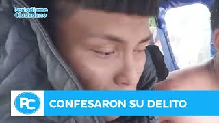 JÓVENES CONFESARON ASESINATO A PROFESOR