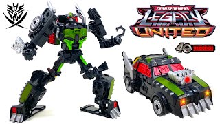 Transformers LEGACY United STAR RAIDER Deluxe Class LOCKDOWN Review & FAN MODE!