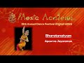 Apoorva jayaraman  dance at the music academy 2022