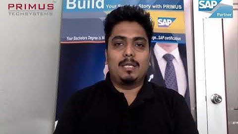 Nikhil Kadukar Got Placed in Wipro as SAP MM Certified Consultant By PRIMUS SAP ACADEMY