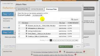 Submitting and assignment in LiveText - Revised Oct12