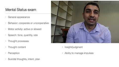 The Basics of the Psychiatric Interview in less than 12 minutes