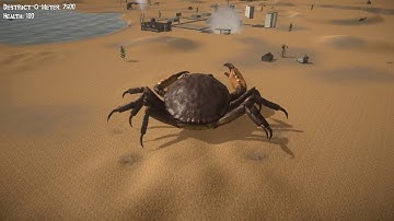Attack of the Giant Crab - Grab / Throw Mode