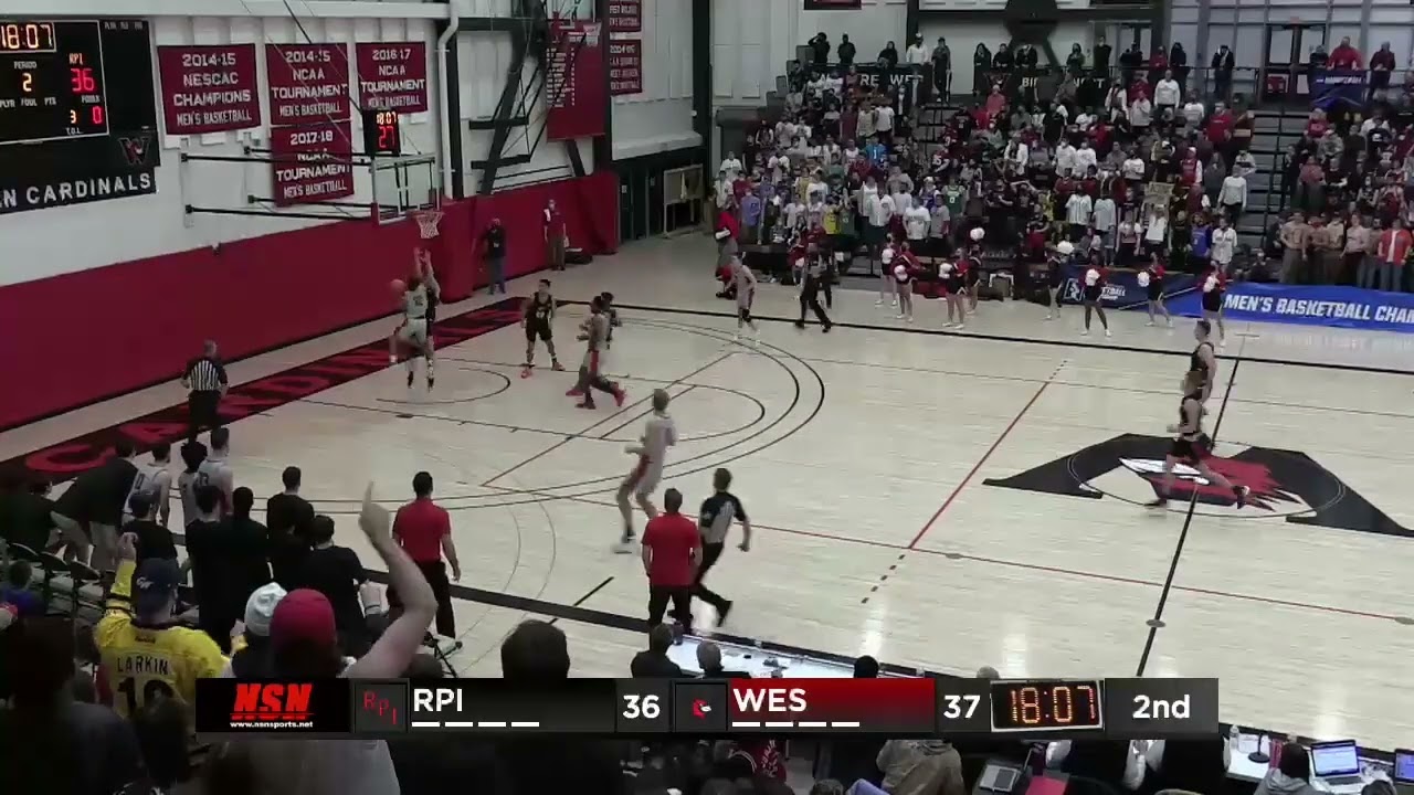 RPI Men's Basketball at Wesleyan Highlights (NCAA 2nd Round)