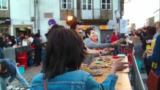 Noche de San Juan en Santiago de Compostela barrio de San Pedro 1