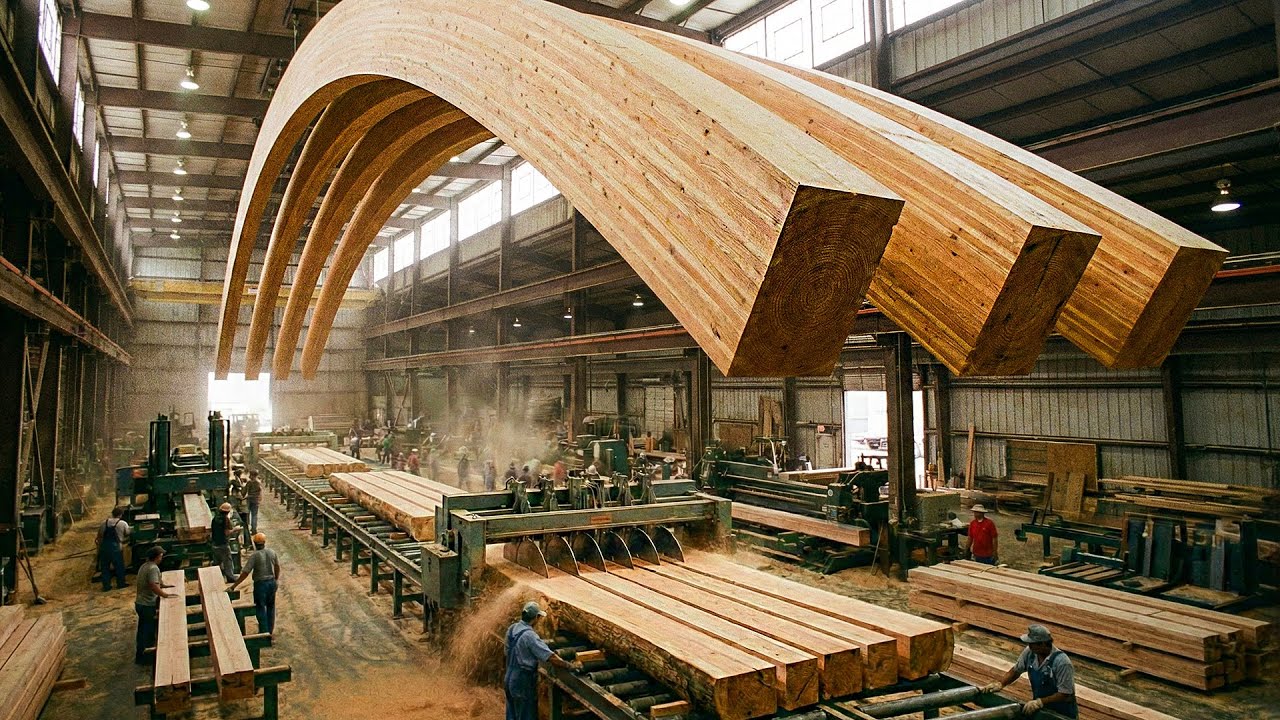 Inside Canada’s Timber Titans: Massive Logging To Automated Beam Production
