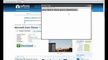How to change Theme to Zune for XP.wmv