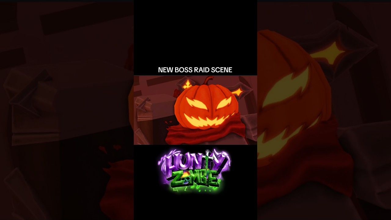 NEW BOSS RAID SCENE IN HUNTY ZOMBIES 