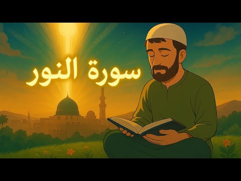 تفسير سورة النور كاملة   شرح مبسط مشاهد بصرية القرآن الكريم سورة النور تفسير