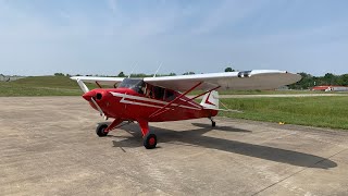 1956 Piper PA22 w/ 20 Pacer LG Conversion Ride Over Evansville, Indiana